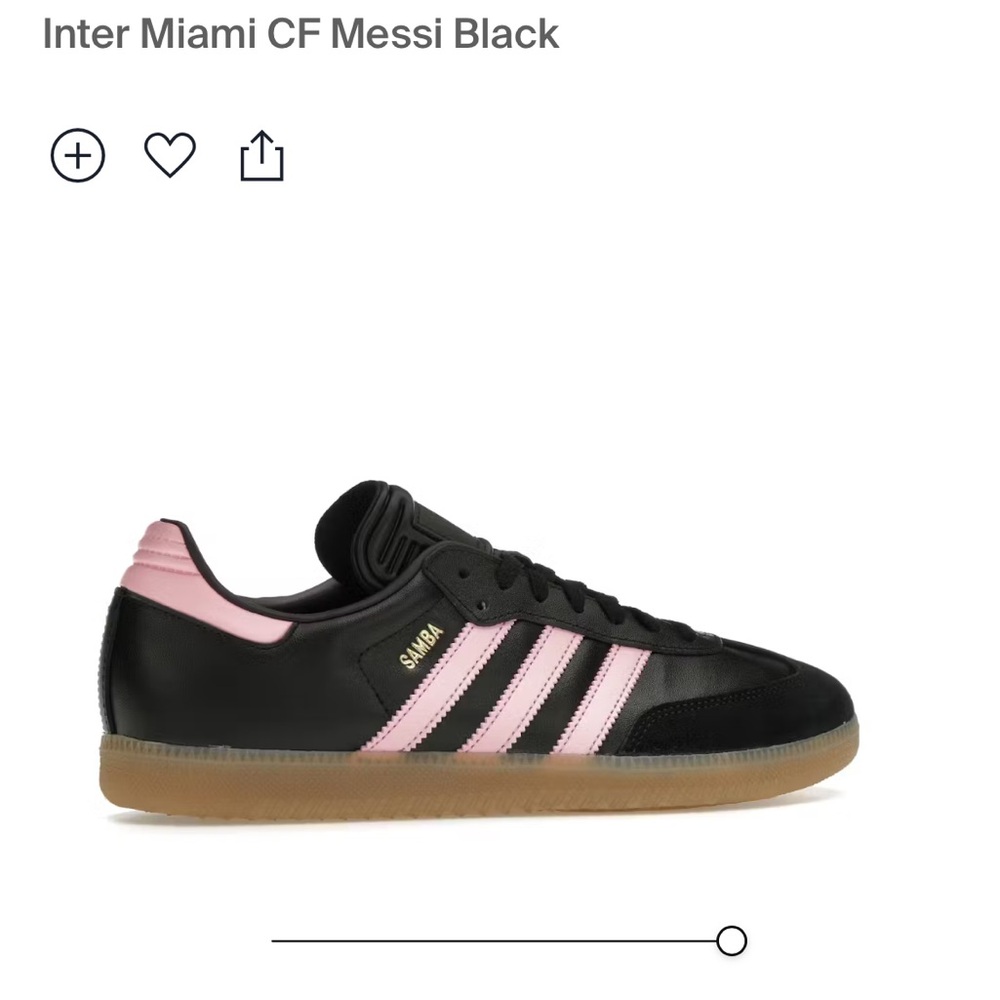 Adidas Samba Inter Miami Messi size 9men/10.5-11women